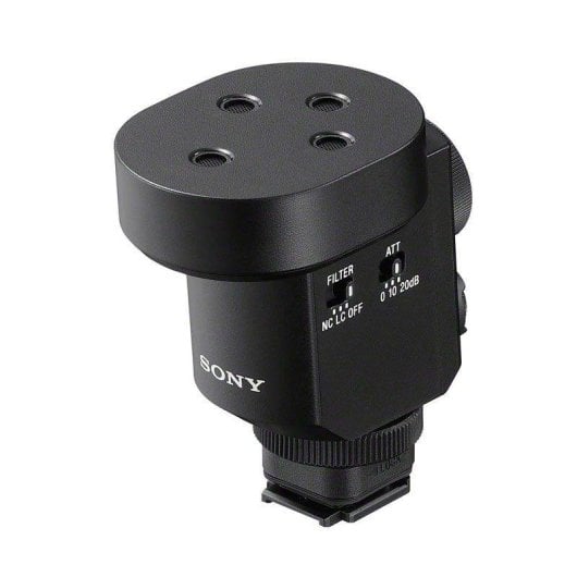 Microphone Sony ECM-M1 pour caméra Multi-Interface 8 modes Directionnels digital