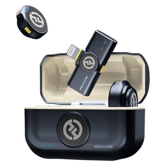 Mikrofon Hollyland Lark M2 Lightning omnidirektional mit ENC und 30h Akku