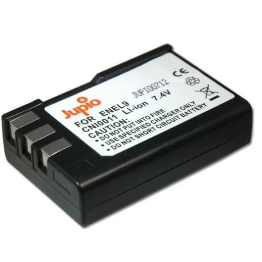 Batteria fotocamera Jupio CNI0011 compatibile Nikon EN-EL9a 7,4V 900mAh Li-Ion