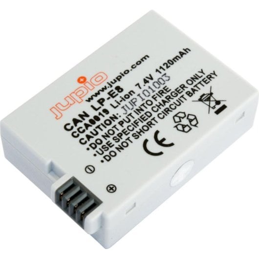 Bateria Jupio LP-E8 1120 mAh 7,4 V Ião de Lítio Branco