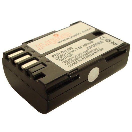 Batterie Jupio D-Li90 1600 mAh 7,4 V pour Pentax K-7 Lithium-Ion