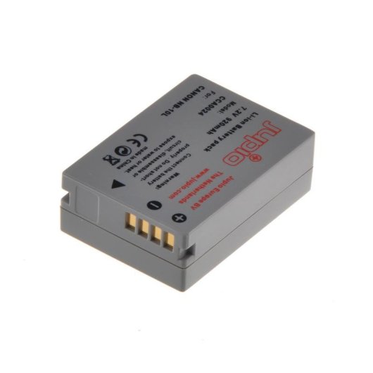 Kamerabatterie Jupio CCA0024 920 mAh 7,2 V Lithium-Ion Grau