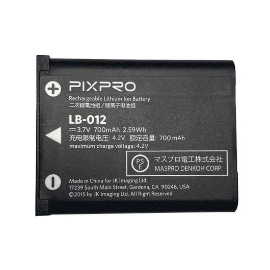Batteria Kodak LB-012 700 mAh Ioni di Litio per PixPro FZ53 FZ55