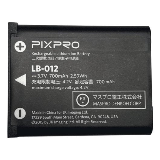 Batteria Kodak LB-012 700 mAh Ioni di Litio per PixPro FZ53 FZ55