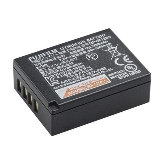 Batterie Fujifilm NP-W126S 1200 mAh 7,2 V Lithium-Ion pour appareils photo