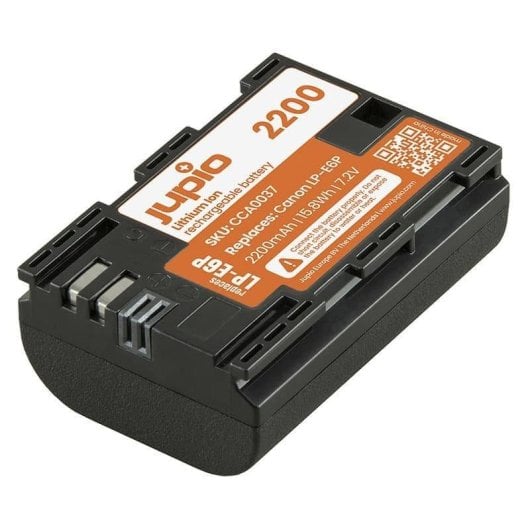 Batería Jupio LP-E6P para Canon 2200mAh Alta Capacidad Premium