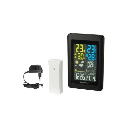 Station météo Bresser Meteo NBF Couleur DCF écran couleur phases lune