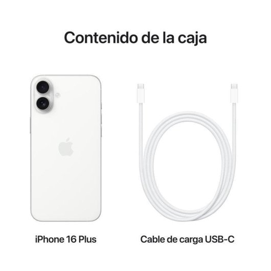 Apple iPhone 16 Plus 512 Go Blanc