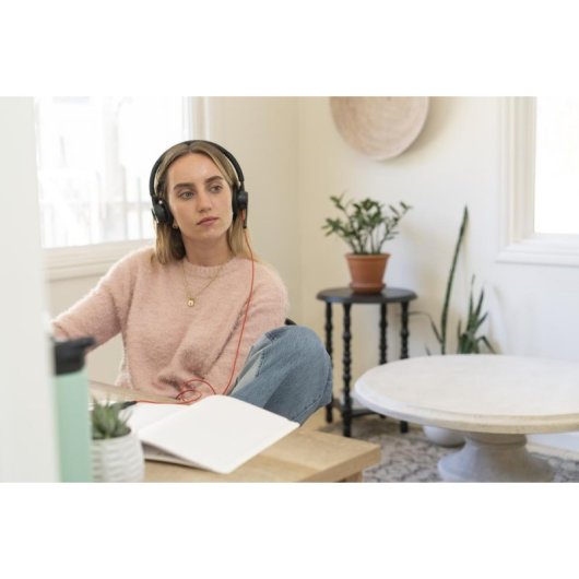 Auricolari Poly Blackwire 8225 con cavo USB-C, Cancelazione Rumore, Ufficio, Nero