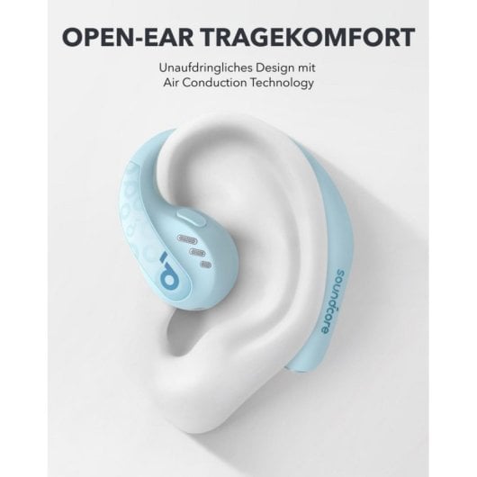 Auriculares Soundcore AeroFit Pro kabellos Bluetooth Sport Ohrbügel IPX5 Aqua