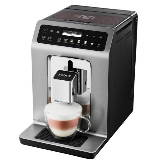 Cafetera Automatica Krups Evidence EA894T 2,3L 15 bar macchiato cappuccino titanio