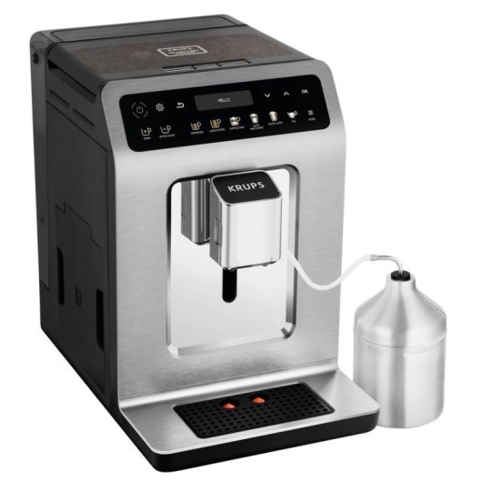 Cafetera Automatica Krups Evidence EA894T 2,3L 15 bar macchiato cappuccino titanio