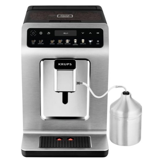 Cafetera Automatica Krups Evidence EA894T 2,3L 15 bar macchiato cappuccino titanio