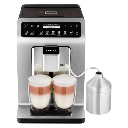 Cafetera Automatica Krups Evidence EA894T 2,3L 15 bar macchiato cappuccino titanio