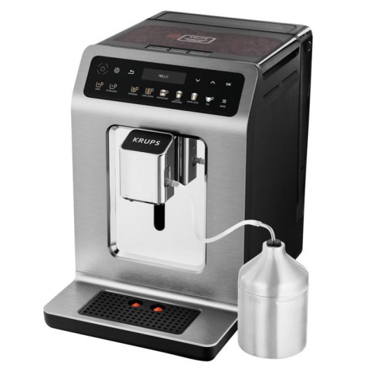 Cafetera Automatica Krups Evidence EA894T 2,3L 15 bar macchiato cappuccino titanio