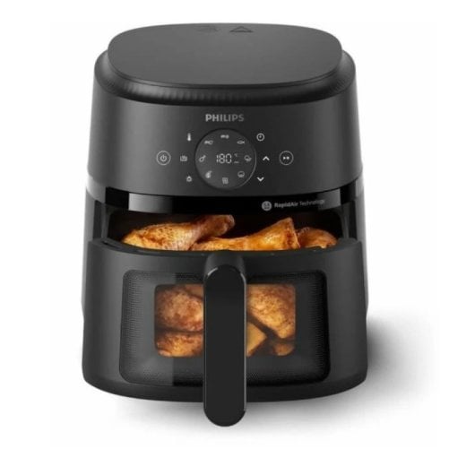 Fritadeira a Ar Philips 2000 NA220/00 4,2L 1500W janela e 9 programas