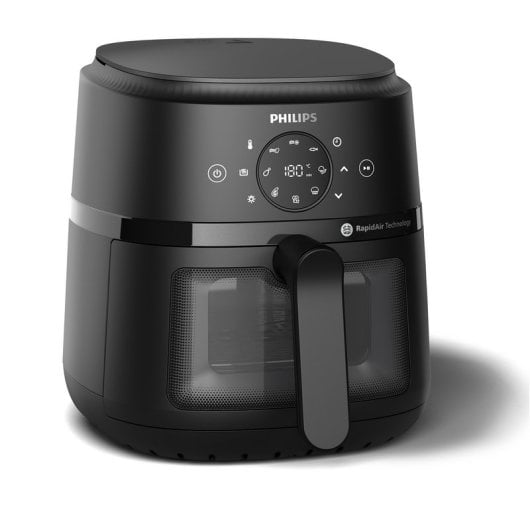 Freidora de aire Philips 2000 NA220/00 4,2L 1500W ventana y 9 programas