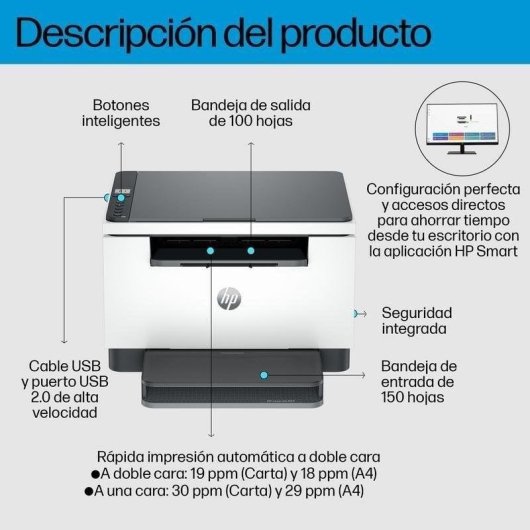 Multifonction HP LaserJet M234d Laser Mono USB Dúplex Automatique