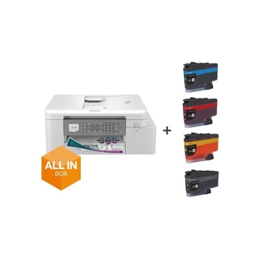 Multifunktion Brother MFC-J4335DWXL Inkjet Farbe WiFi Fax Duplex ADF Weiß