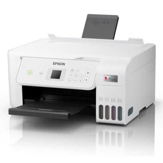 Multifunción Epson EcoTank ET-2876 Inkjet Color WiFi Direct LCD Sin Cartuchos Blanco