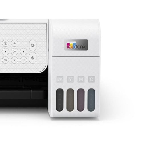 Multifunción Epson EcoTank ET-2876 Inkjet Color WiFi Direct LCD Sin Cartuchos Blanco