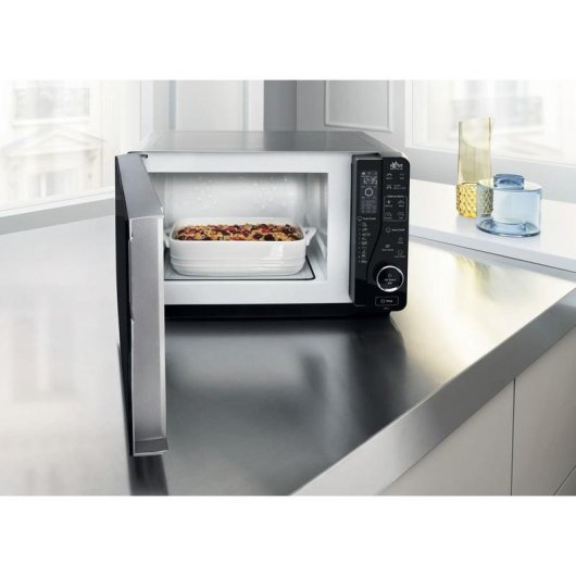Micro-ondes Whirlpool MWF 421 SL 25L 800W avec Grill ExtraSpace JetStart