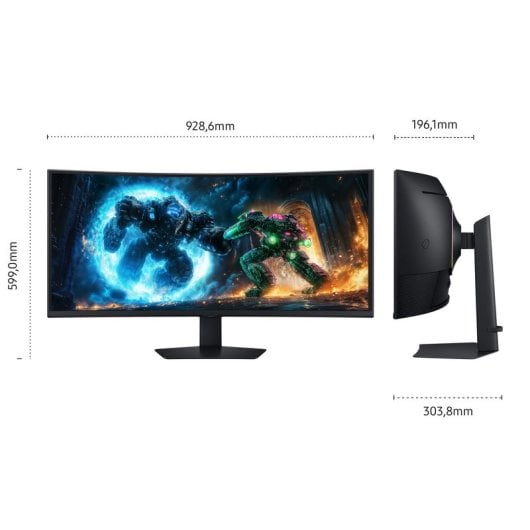 Samsung Odyssey G7 G75F Monitor Curvo 40" UltraHD WUHD 180Hz VA FreeSync Premium Pro HDR10+ 1ms
