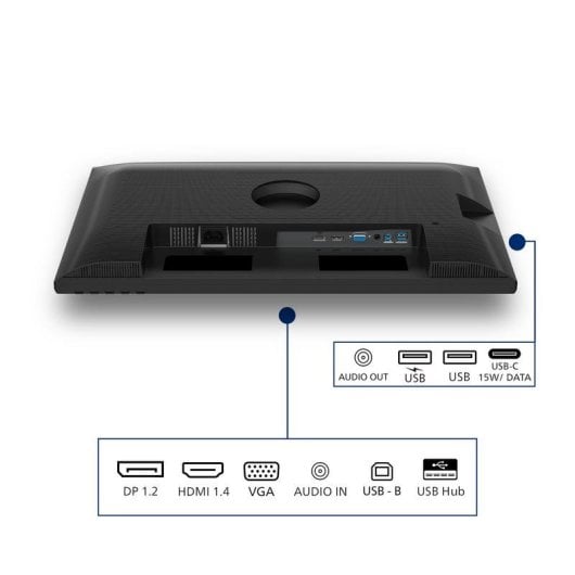 Monitor Philips 24B2N3200D 24,1" WUXGA 100Hz IPS Schwarz Lautsprecher USB Höhenverstellbar 4ms