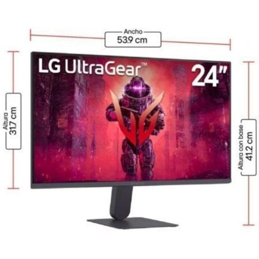 Monitor LG 24G411A-B 23,8" FullHD 144Hz IPS HDR10 G-SYNC FreeSync 1ms