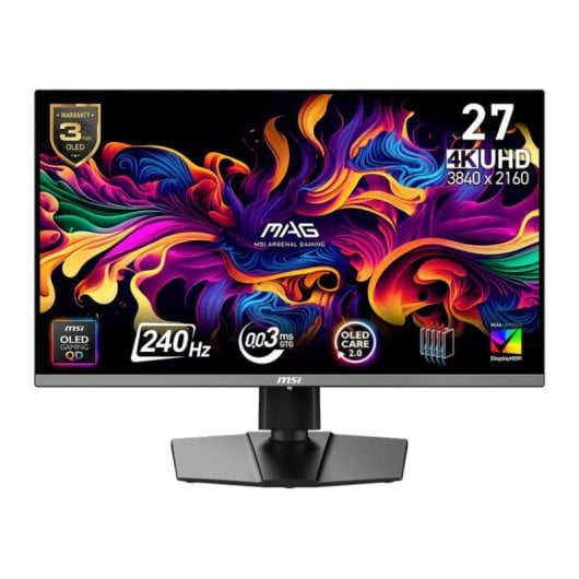 Monitor MSI MAG 272UP QD-OLED X24 26,5" UltraHD 4K 240Hz QD-OLED 0,03ms