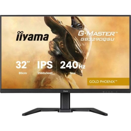 Monitor IIYAMA G-MASTER GB3290QSU-B1 31,5" QuadHD 240Hz IPS 1ms Altura Ajustable