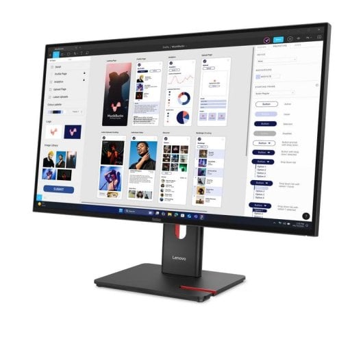 Lenovo ThinkVision T32UD-40 Monitor 31,5" UltraHD 4K 60Hz IPS HDR10 USB-C LAN