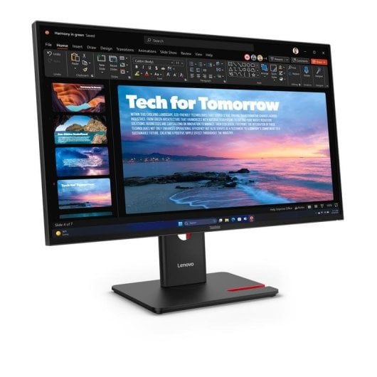 Monitor Lenovo ThinkVision T27QD-40 27" Wide Quad HD 120Hz IPS HDR10 Webcam