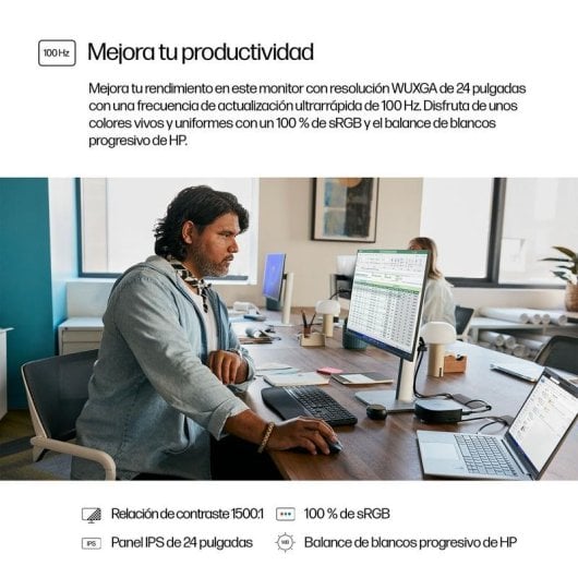 Écran PC HP Series 5 Pro 524pn 24" WUXGA 100Hz IPS Réglable USB
