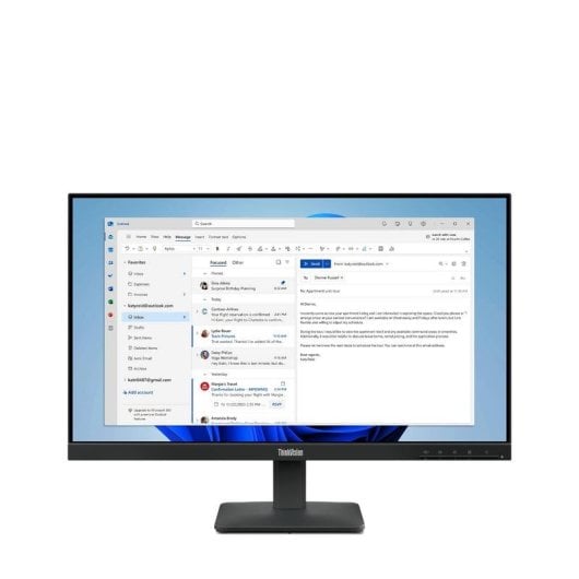 Monitor Lenovo ThinkVision S24-4e 23.8" FullHD 100Hz IPS 6ms Schwarz