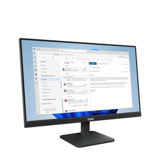 Monitor Lenovo ThinkVision S24-4e 23.8" FullHD 100Hz IPS 6ms Schwarz