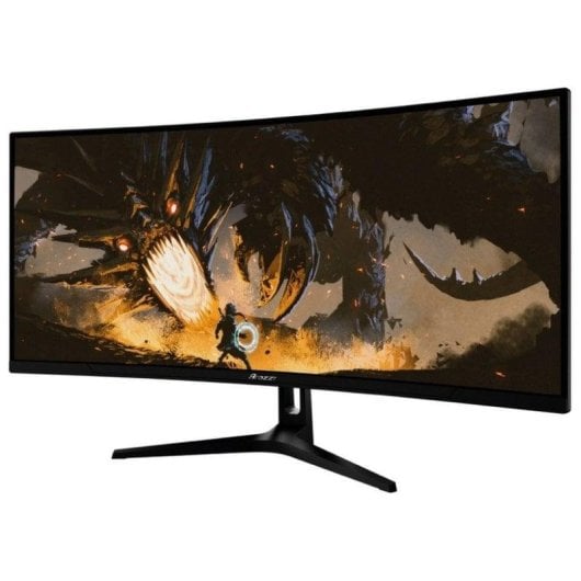 Monitor PC Arozzi Nova 34" UltraWide QHD 165Hz VA Curvo HDR 1ms Altoparlanti