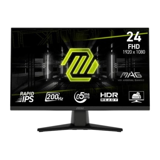 MSI MAG 242F Monitor 23.8" FullHD 200Hz Rapid IPS 0.5ms FreeSync Premium