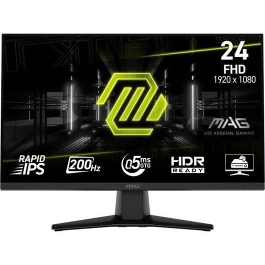 MSI MAG 242F Monitor 23.8" FullHD 200Hz Rapid IPS 0.5ms FreeSync Premium