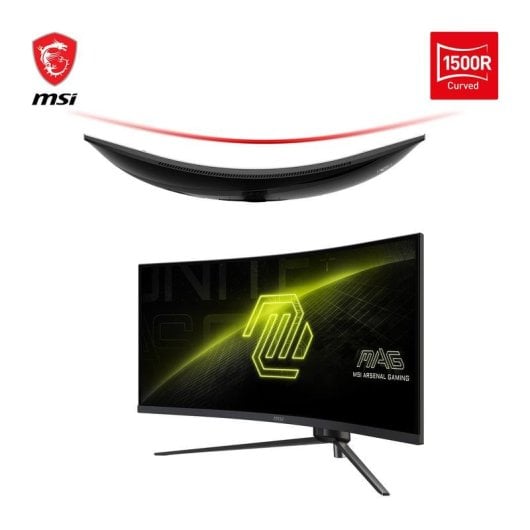 Écran PC MSI MAG 345CQRDE 34" UltraWide QHD 180Hz VA Courbé G-SYNC 1ms