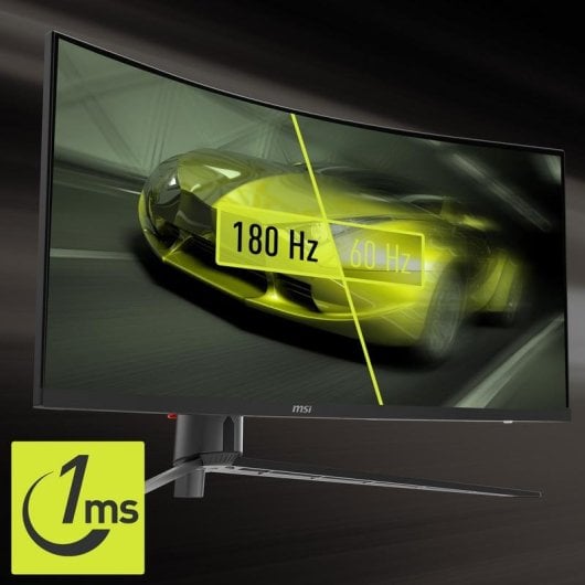 Écran PC MSI MAG 345CQRDE 34" UltraWide QHD 180Hz VA Courbé G-SYNC 1ms