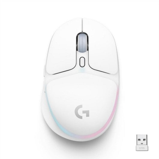 Ratón Logitech G705 Inalámbrico RF Bluetooth 8200DPI Blanco RGB Programable