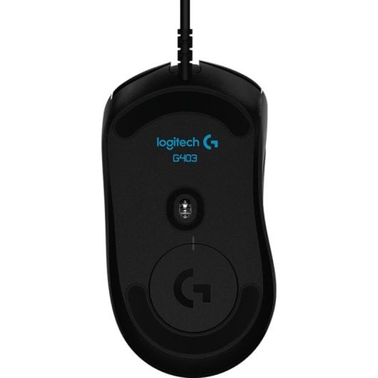 Ratón Logitech G403 HERO Cableado 25600 DPI Negro RGB Gewicht einstellbar