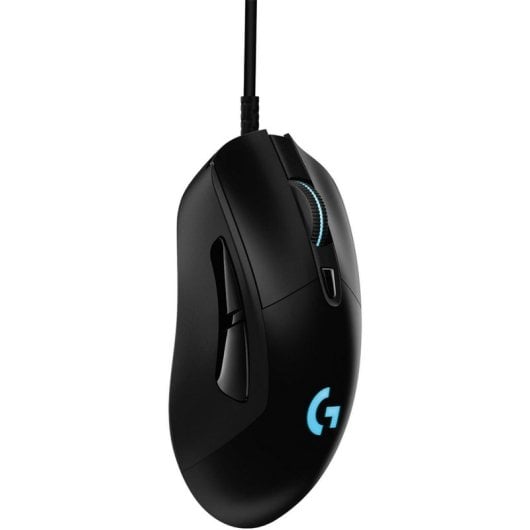 Ratón Logitech G403 HERO Cableado 25600 DPI Negro RGB Gewicht einstellbar