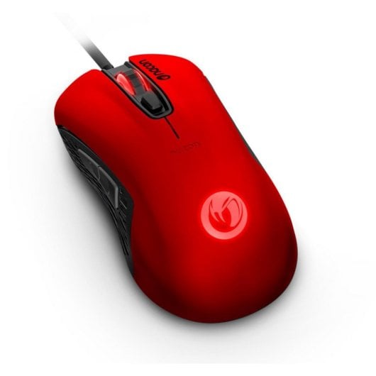 Ratón NACON GM-110 USB 2400DPI Rosso Retroilluminazione 6 Tasti Ambidestro