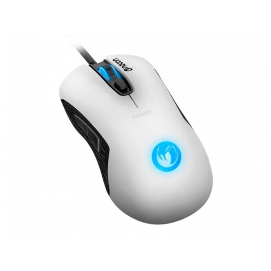 Ratón NACON GM-110 USB 2400 DPI Blanco Retroiluminado Gaming Ambidiestro