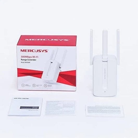 Ampliﬁcateur réseau Mercusys MW300RE Wi-Fi 2.4 GHz 300 Mbit/s 3 antennes