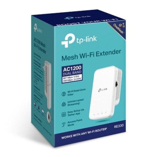Repetidor TP-Link RE335 WiFi 5 Doble Banda 1200 Mbps Blanco