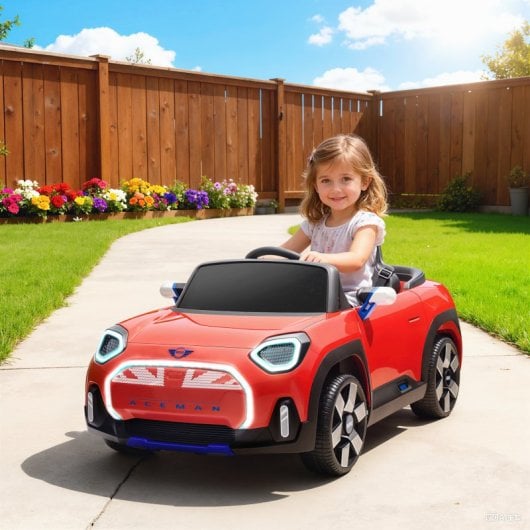 Aiyaplay Coche Eléctrico Para Niños De +3 Años Mini Concept Aceman Rojo