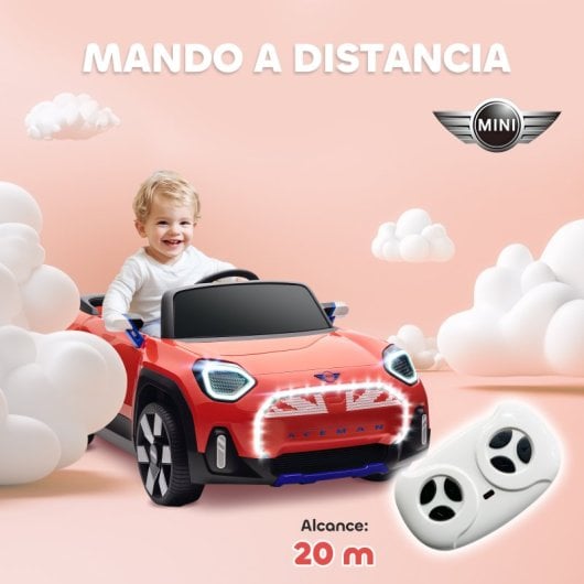 Aiyaplay Coche Eléctrico Para Niños De +3 Años Mini Concept Aceman Rojo